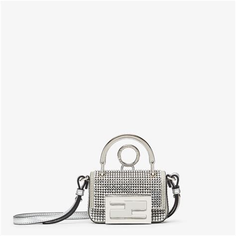 fendi nano bag silver|fendi nano edition bag.